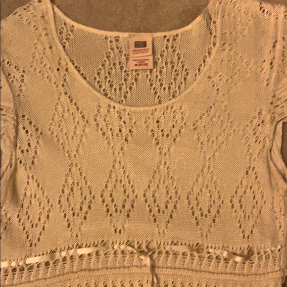 Cream top sz M - Picture 2 of 3